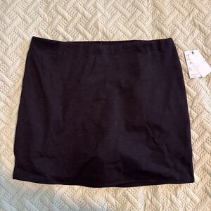 NWT Leith Classic Black Women's Skort Size M
